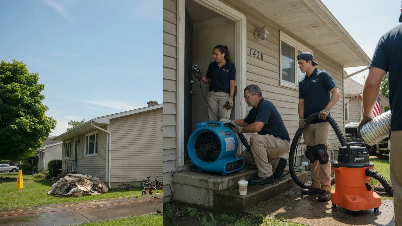 Water Damage Restoration in New Baden, IL near me